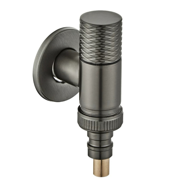Xagalka xagasha joogsiga biyaha ee Gun Grey Knurled