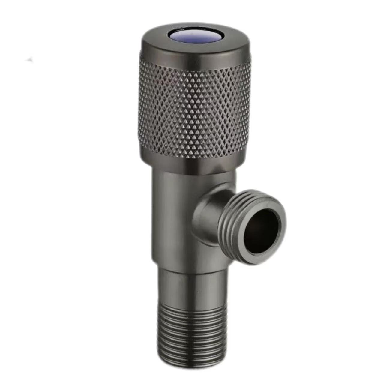 Birta Birta leh ee loo yaqaan 'Gunmetal Knurled Handle Universal Valve Inlet Water Kulul iyo Qabow Birta Birta leh ee loo yaqaan 'Gunmetal Knurled Handle Universal Valve Inlet Water Kulul iyo Qabow
