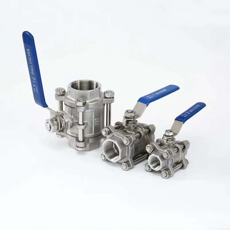 Three-Piece Ball Valve for Heating