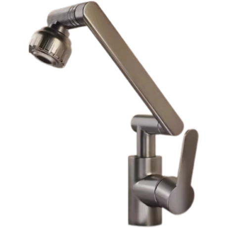 Tuubada Makaanikada ee Matte Gray Swivel
