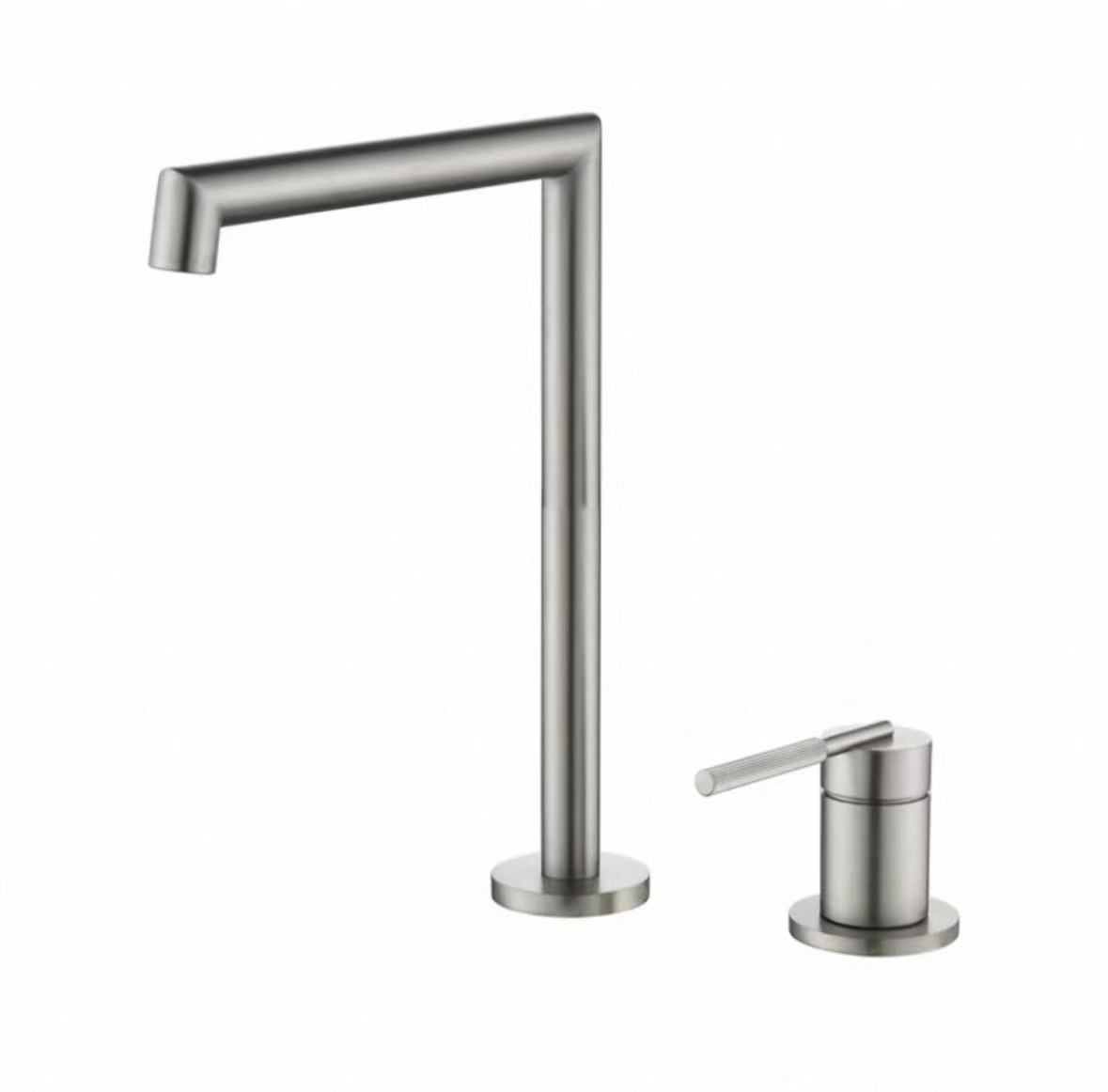 Muraayada Silver Geometric Faucet kala qaybsan