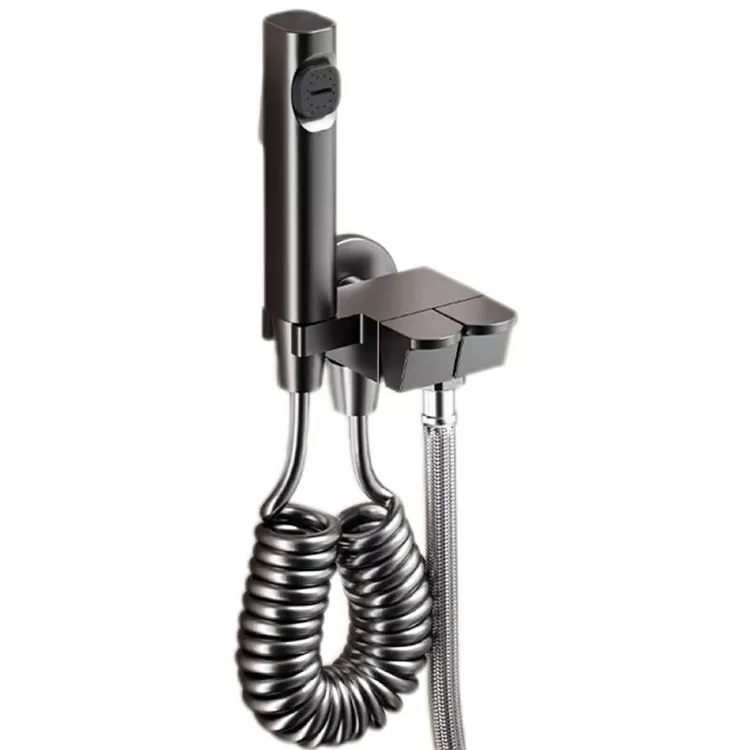 Qaabka Piano-Style Riix-Button Musqusha Bidet Buufiye